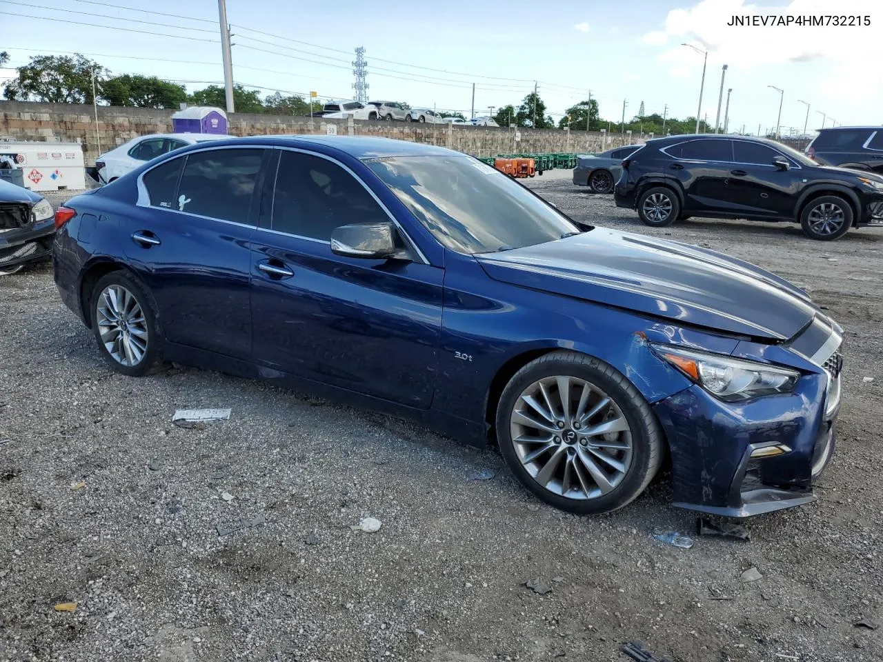 2017 Infiniti Q50 Premium VIN: JN1EV7AP4HM732215 Lot: 71248704