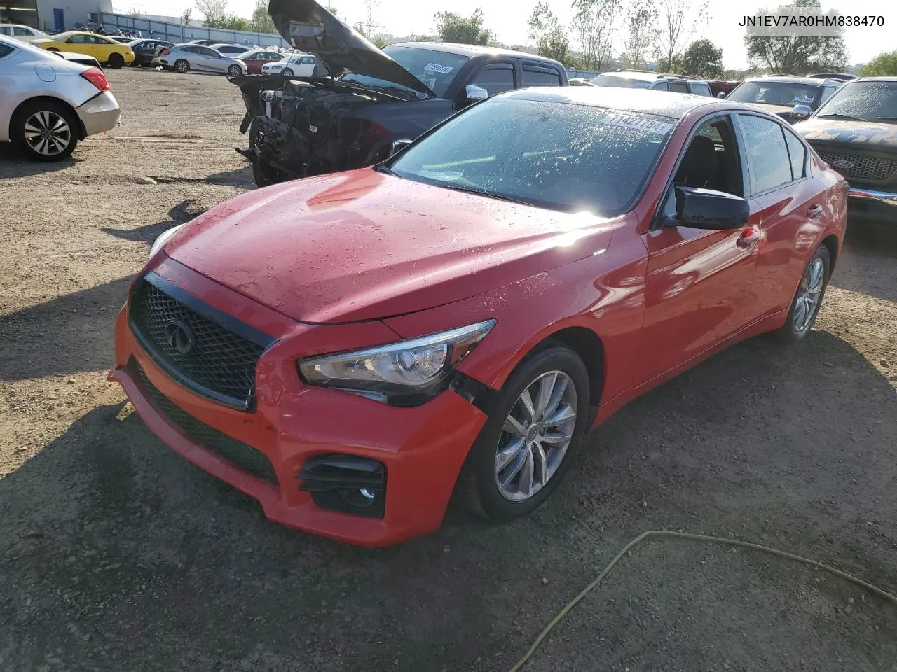 2017 Infiniti Q50 Premium VIN: JN1EV7AR0HM838470 Lot: 71427784