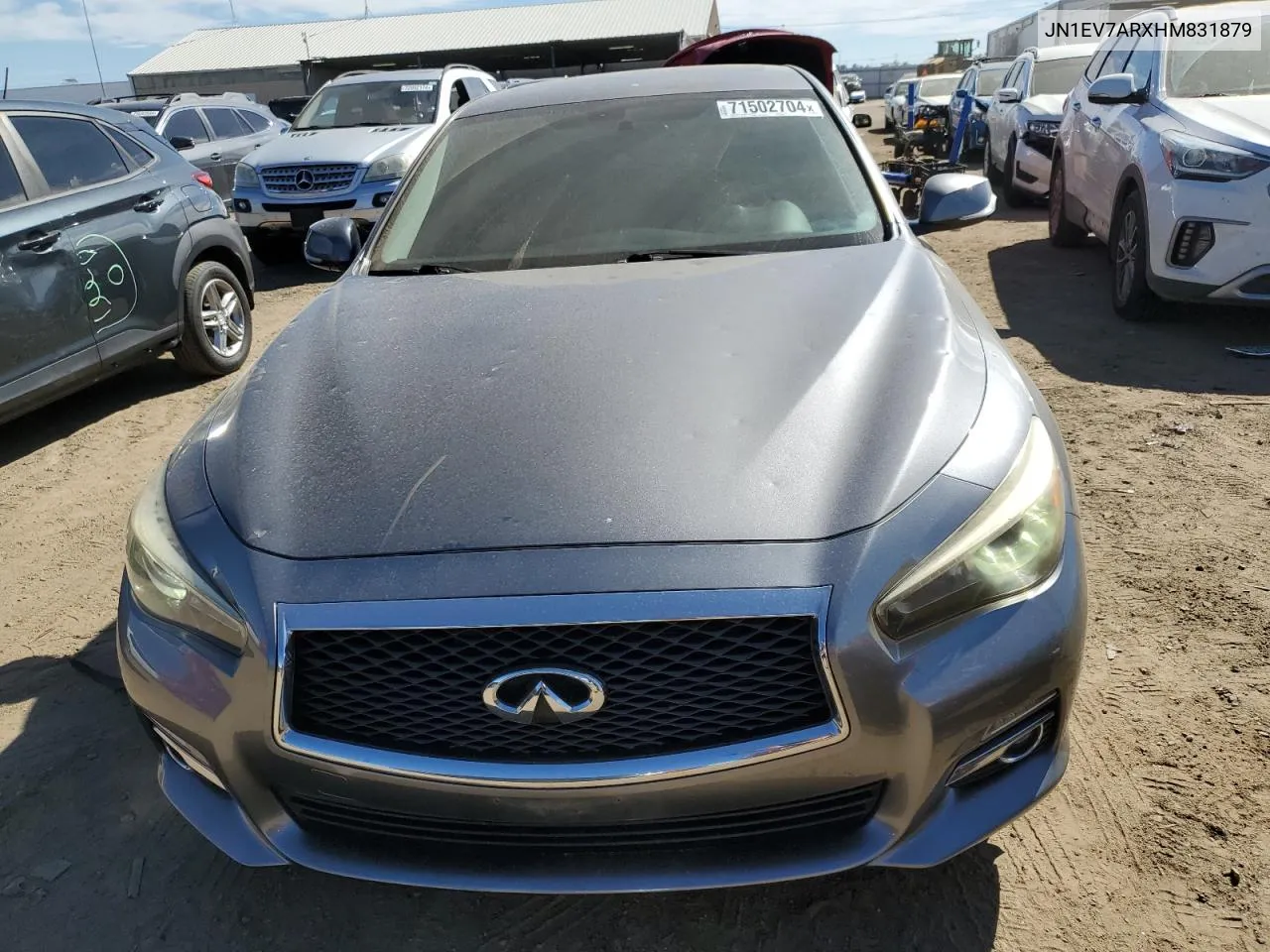 2017 Infiniti Q50 Premium VIN: JN1EV7ARXHM831879 Lot: 71502704