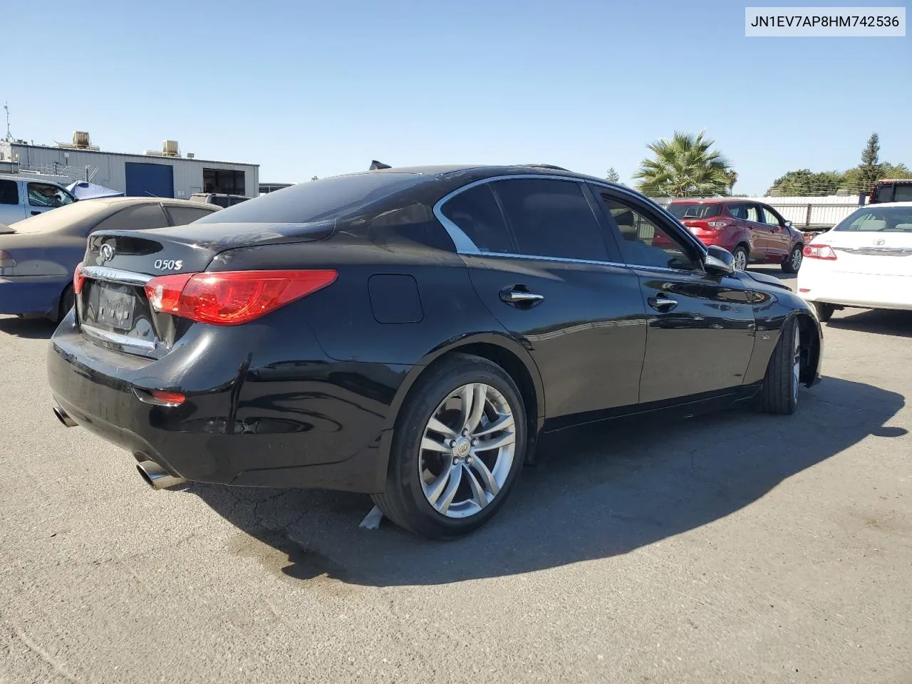 2017 Infiniti Q50 Premium VIN: JN1EV7AP8HM742536 Lot: 71568384