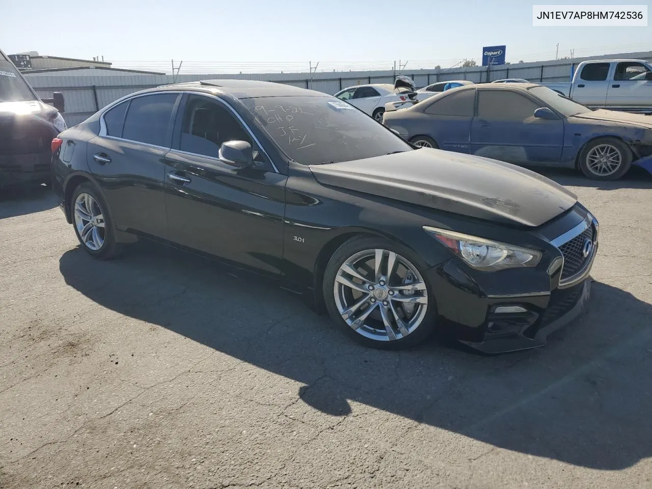 2017 Infiniti Q50 Premium VIN: JN1EV7AP8HM742536 Lot: 71568384