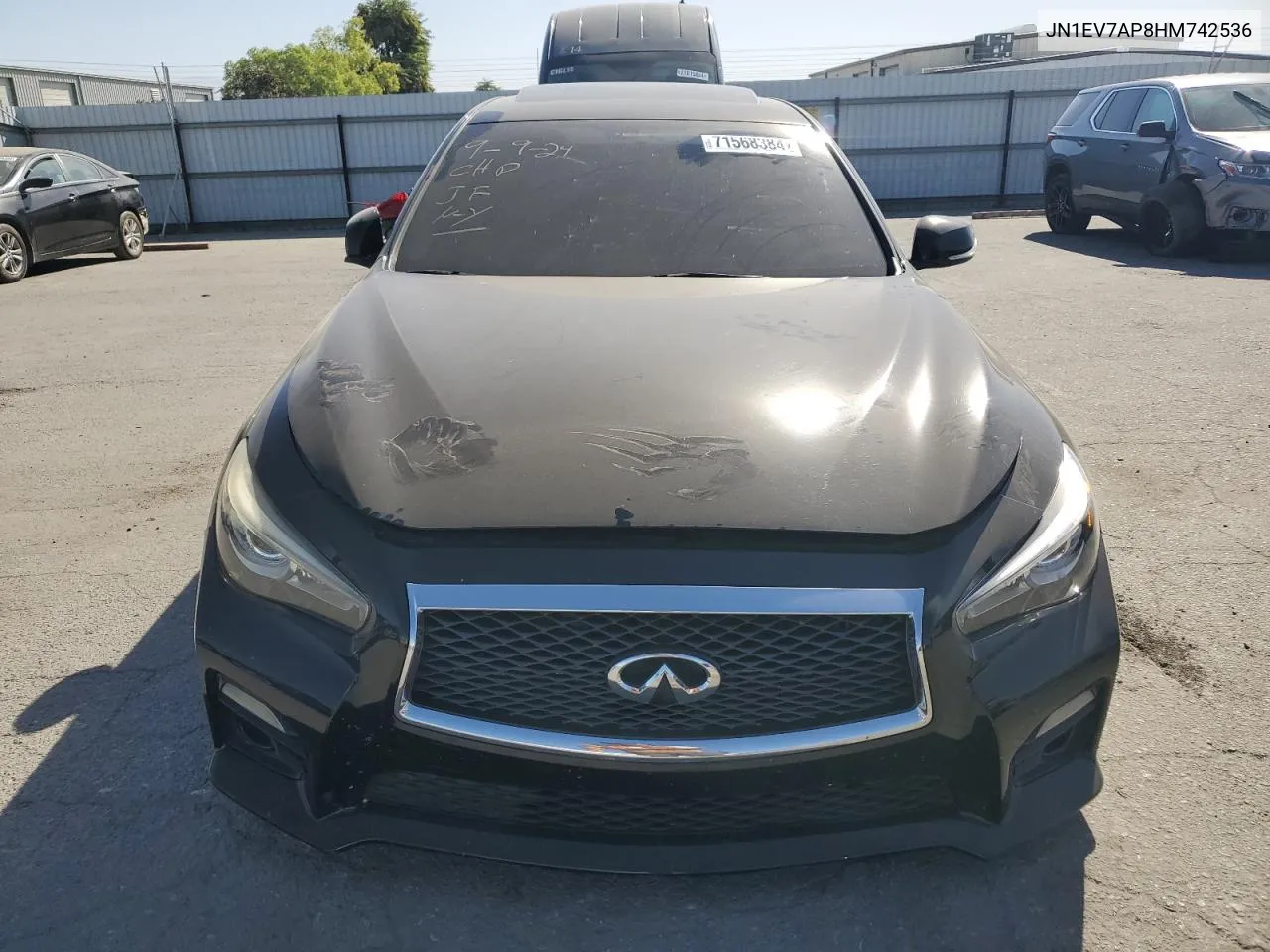 2017 Infiniti Q50 Premium VIN: JN1EV7AP8HM742536 Lot: 71568384