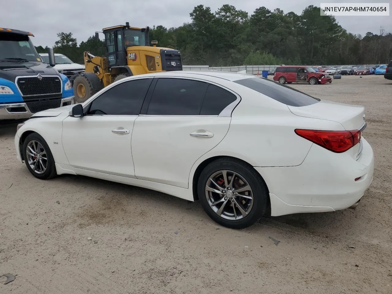 2017 Infiniti Q50 Premium VIN: JN1EV7AP4HM740654 Lot: 71814444