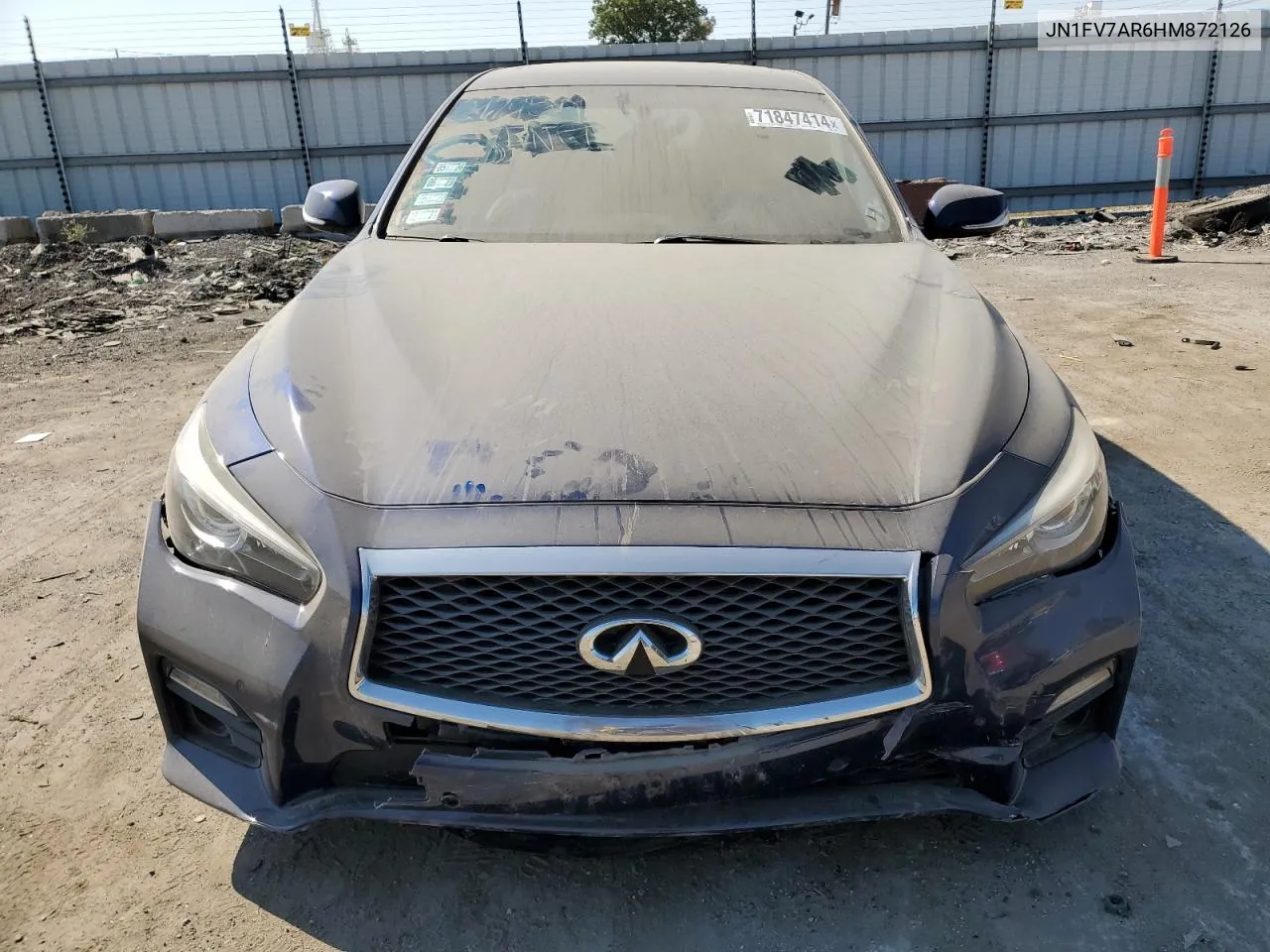 JN1FV7AR6HM872126 2017 Infiniti Q50 Red Sport 400