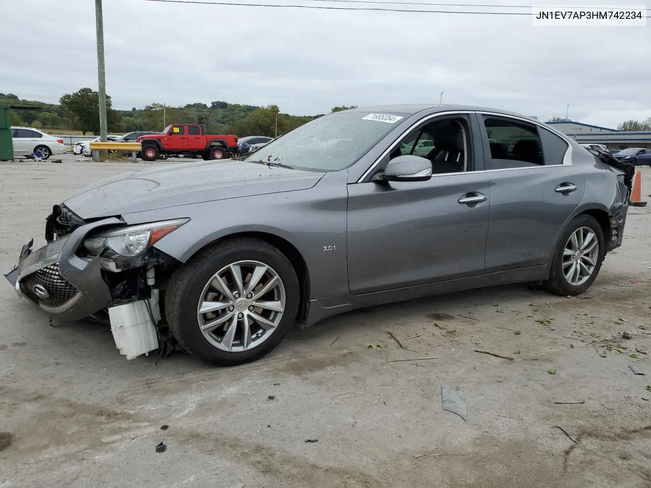 2017 Infiniti Q50 Premium VIN: JN1EV7AP3HM742234 Lot: 71885354