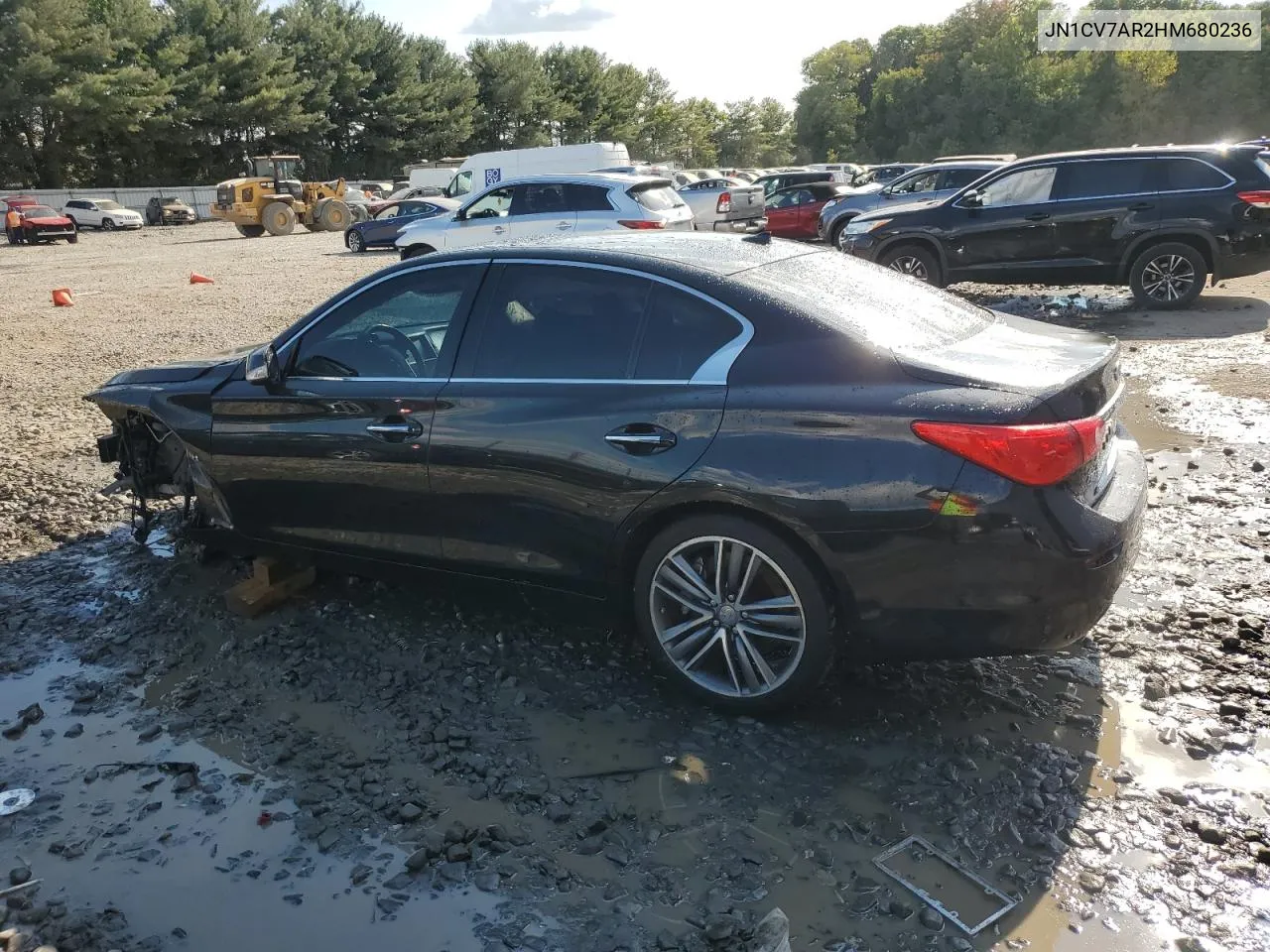 JN1CV7AR2HM680236 2017 Infiniti Q50 Base