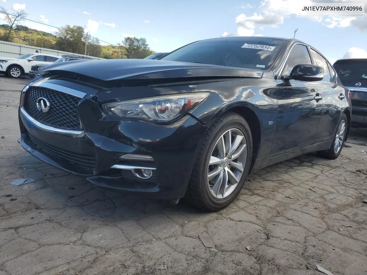 2017 Infiniti Q50 Premium VIN: JN1EV7APXHM740996 Lot: 72252934