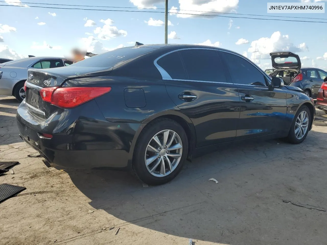 2017 Infiniti Q50 Premium VIN: JN1EV7APXHM740996 Lot: 72252934