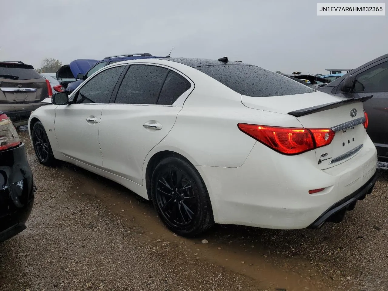 2017 Infiniti Q50 Premium VIN: JN1EV7AR6HM832365 Lot: 72386894