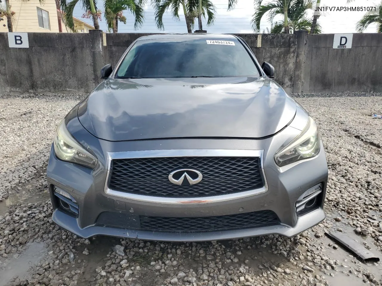 JN1FV7AP3HM851071 2017 Infiniti Q50 Red Sport 400