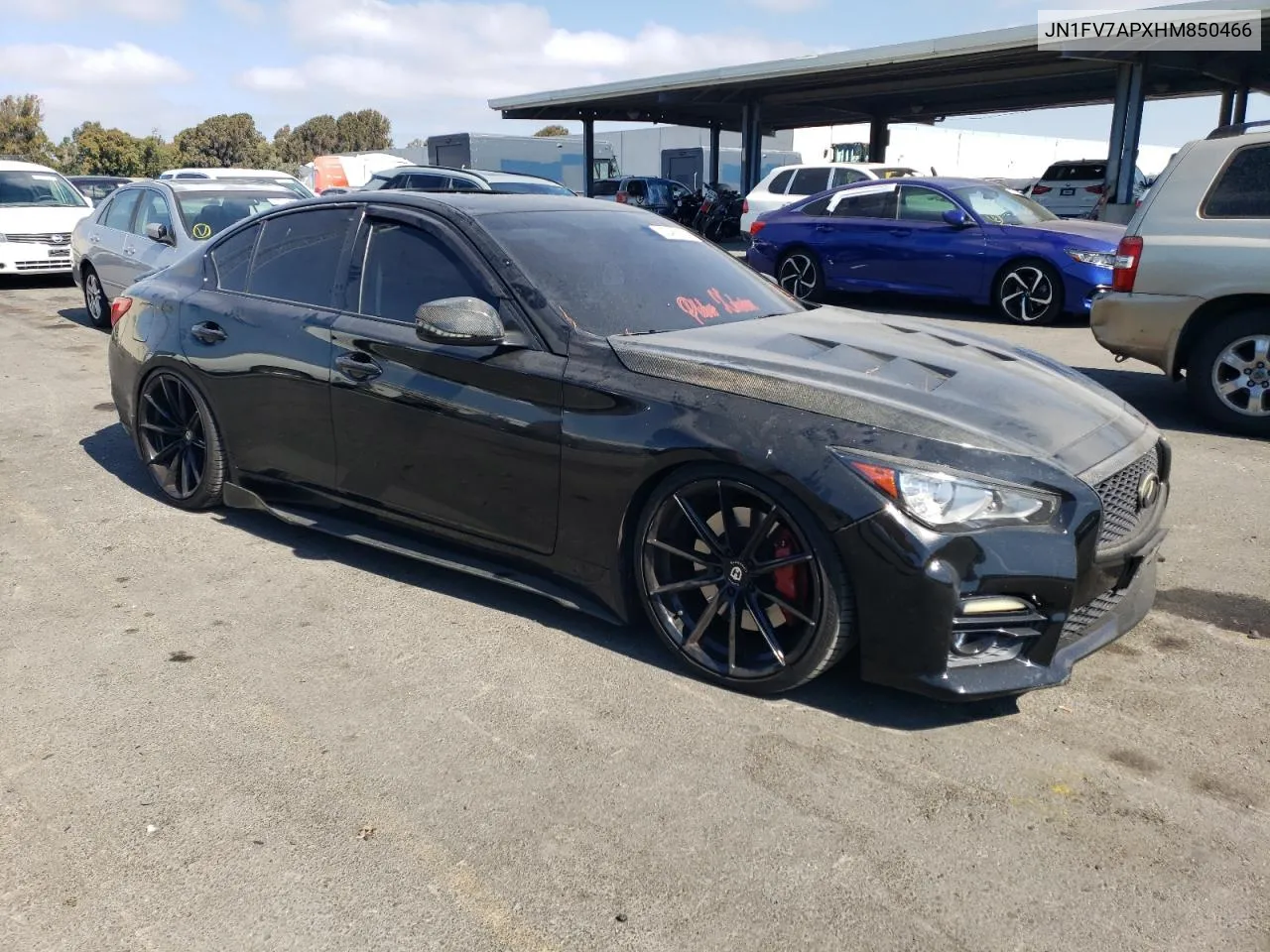 JN1FV7APXHM850466 2017 Infiniti Q50 Red Sport 400