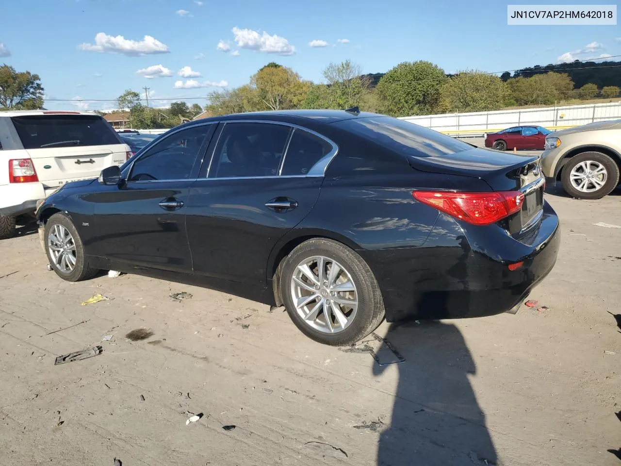 2017 Infiniti Q50 Base VIN: JN1CV7AP2HM642018 Lot: 72530414