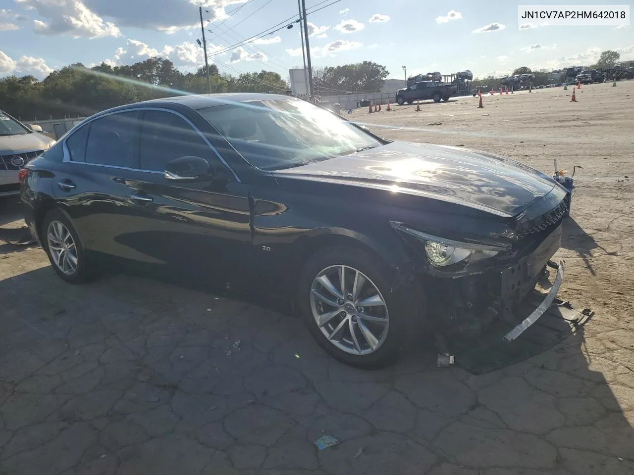 2017 Infiniti Q50 Base VIN: JN1CV7AP2HM642018 Lot: 72530414