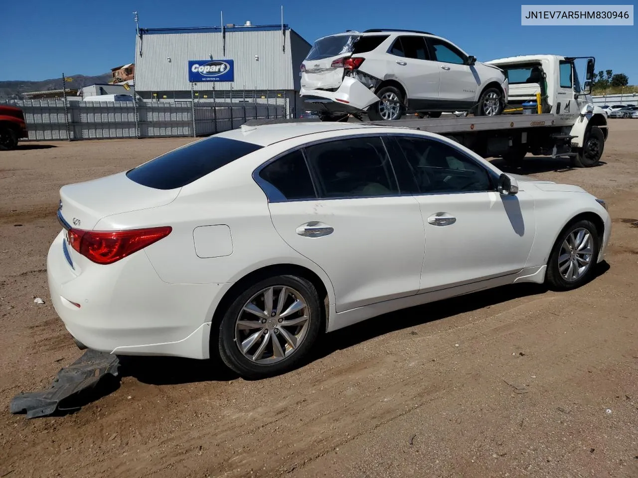 2017 Infiniti Q50 Premium VIN: JN1EV7AR5HM830946 Lot: 72761744