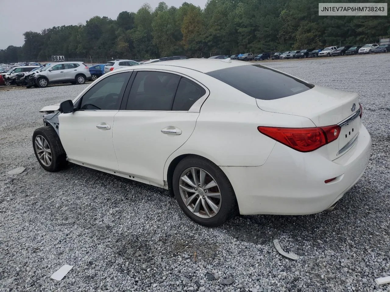 2017 Infiniti Q50 Premium VIN: JN1EV7AP6HM738243 Lot: 72797734