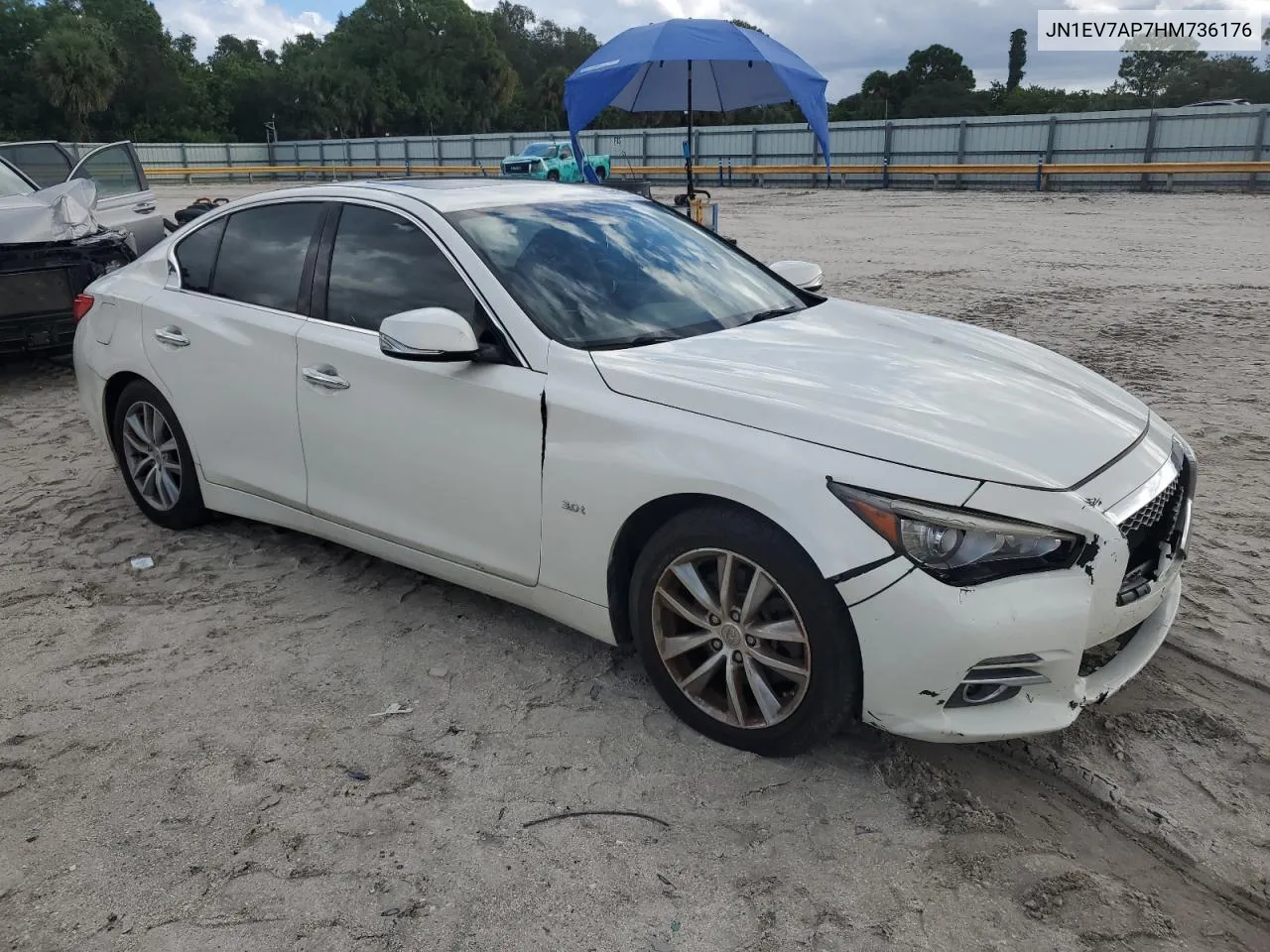 2017 Infiniti Q50 Premium VIN: JN1EV7AP7HM736176 Lot: 72891914