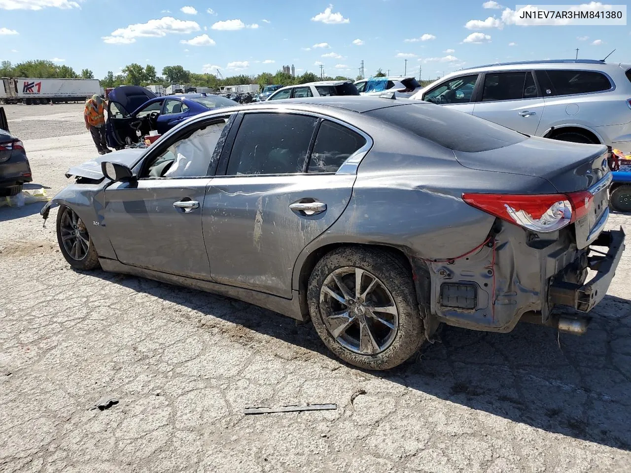 2017 Infiniti Q50 Premium VIN: JN1EV7AR3HM841380 Lot: 73045394