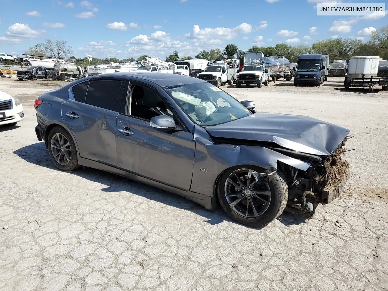 2017 Infiniti Q50 Premium VIN: JN1EV7AR3HM841380 Lot: 73045394