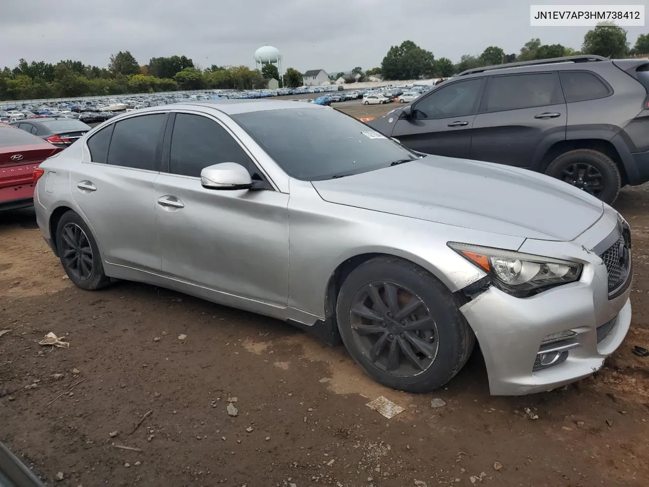 2017 Infiniti Q50 Premium VIN: JN1EV7AP3HM738412 Lot: 73211564