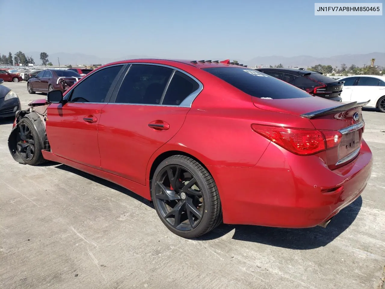 JN1FV7AP8HM850465 2017 Infiniti Q50 Red Sport 400