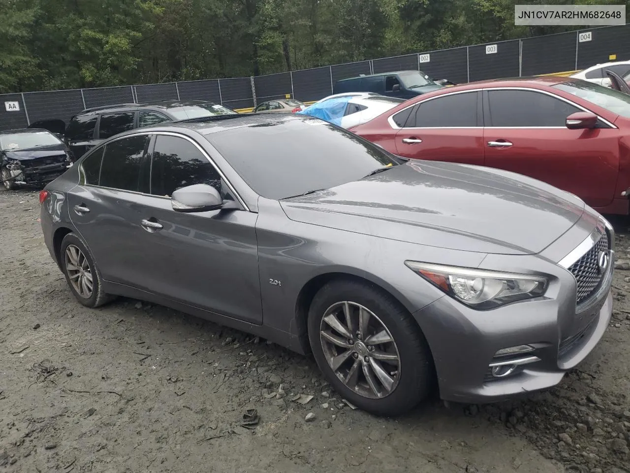 2017 Infiniti Q50 Base VIN: JN1CV7AR2HM682648 Lot: 73476914