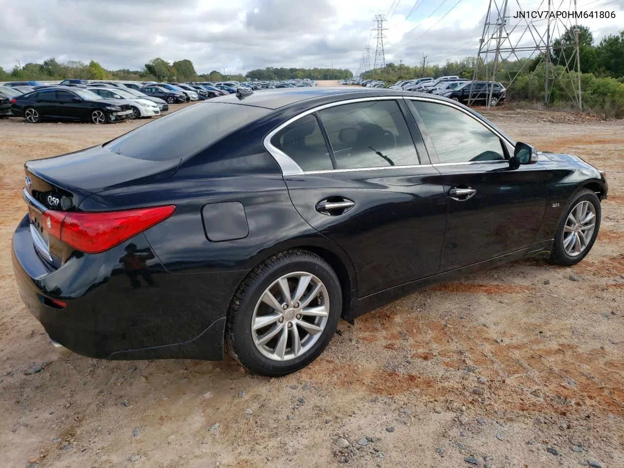 2017 Infiniti Q50 Base VIN: JN1CV7AP0HM641806 Lot: 73584634