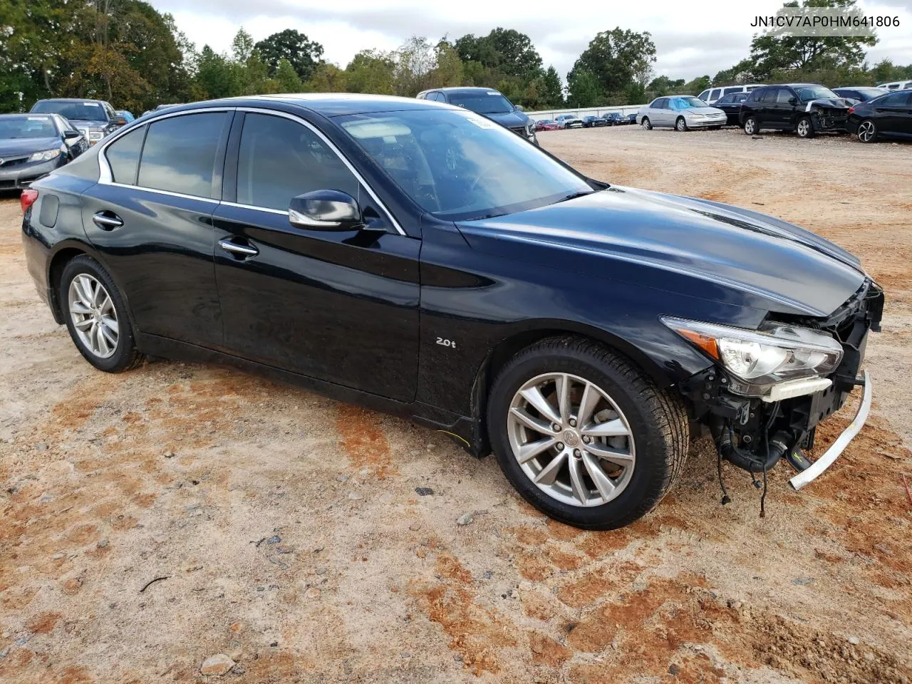 2017 Infiniti Q50 Base VIN: JN1CV7AP0HM641806 Lot: 73584634