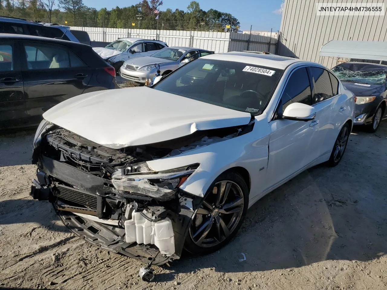 2017 Infiniti Q50 Premium VIN: JN1EV7AP4HM736555 Lot: 74028504