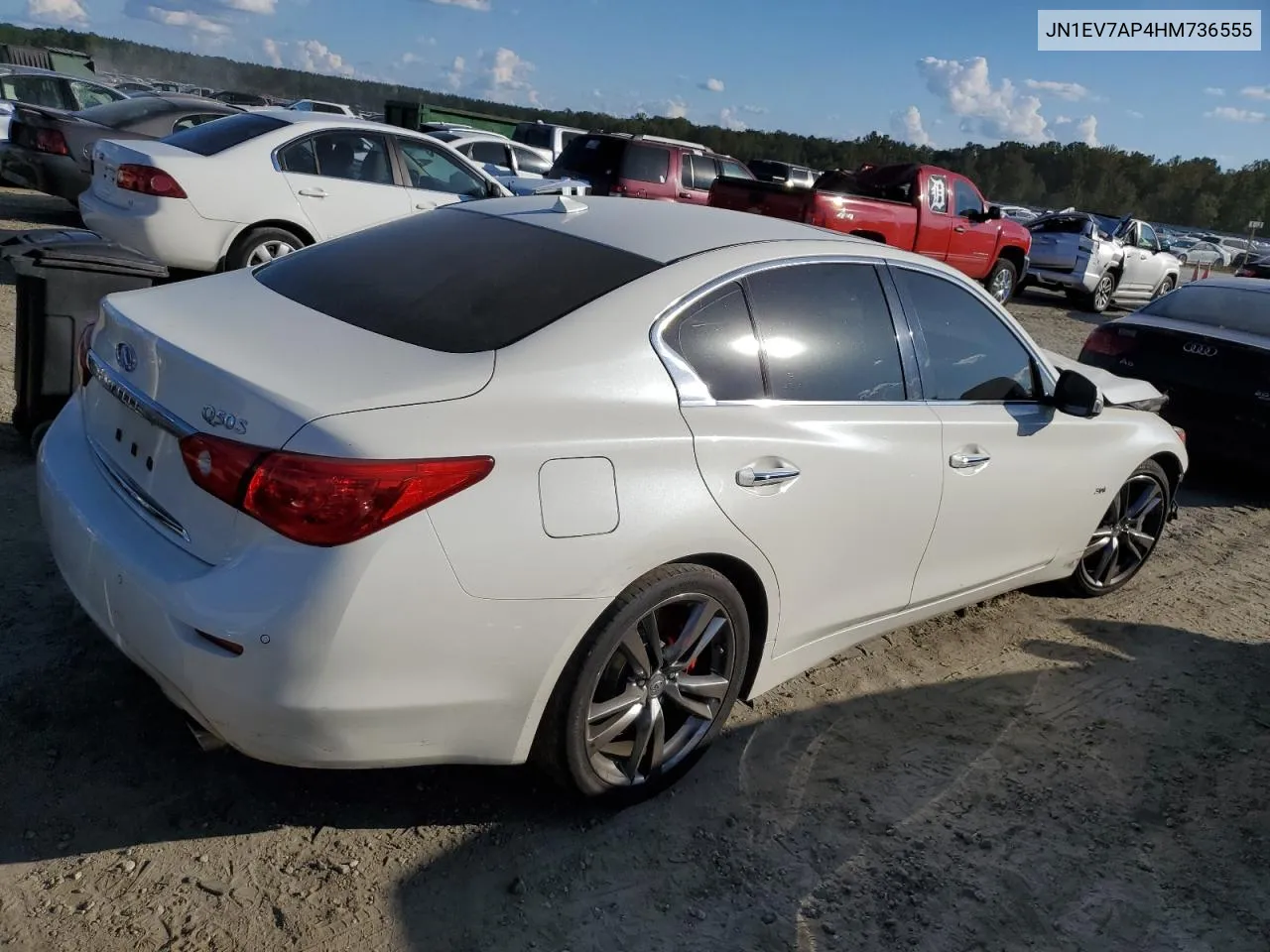 2017 Infiniti Q50 Premium VIN: JN1EV7AP4HM736555 Lot: 74028504