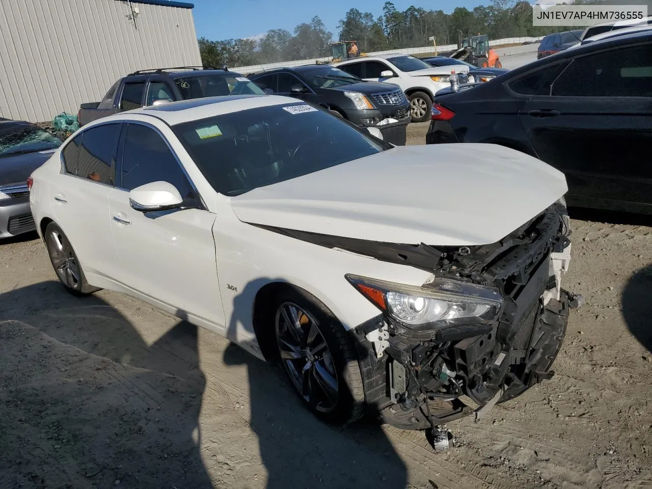 2017 Infiniti Q50 Premium VIN: JN1EV7AP4HM736555 Lot: 74028504