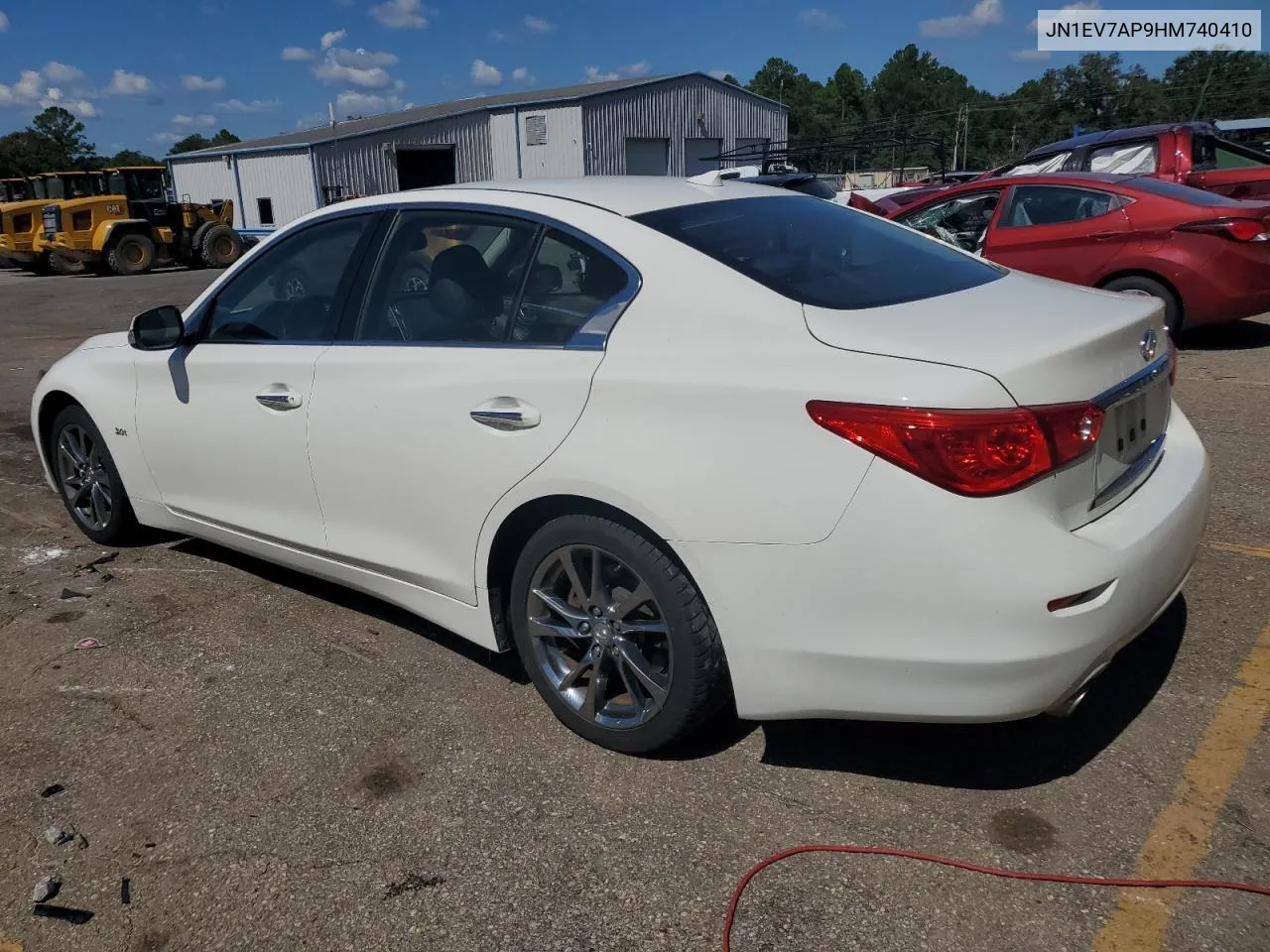 2017 Infiniti Q50 Premium VIN: JN1EV7AP9HM740410 Lot: 74190884