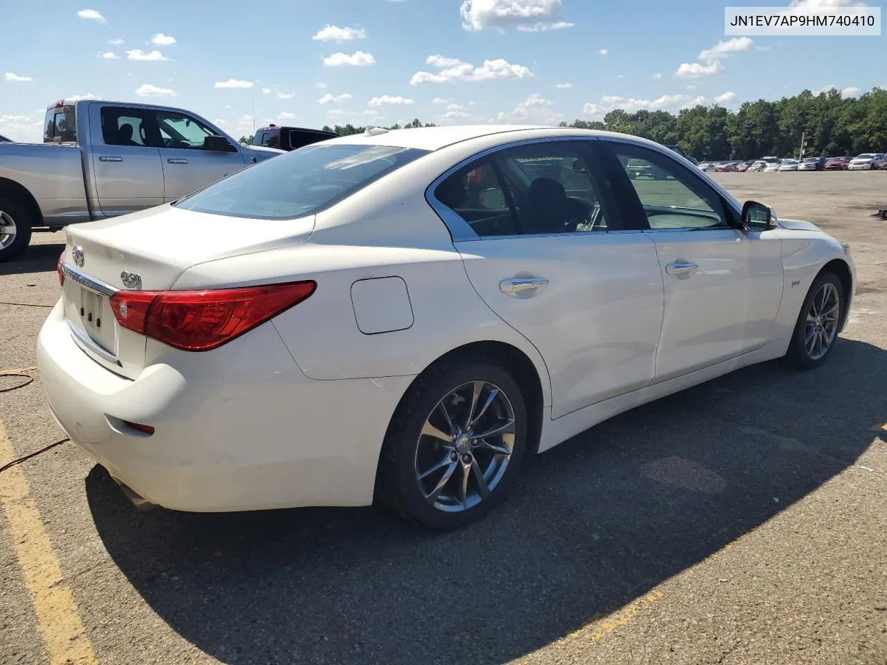 2017 Infiniti Q50 Premium VIN: JN1EV7AP9HM740410 Lot: 74190884