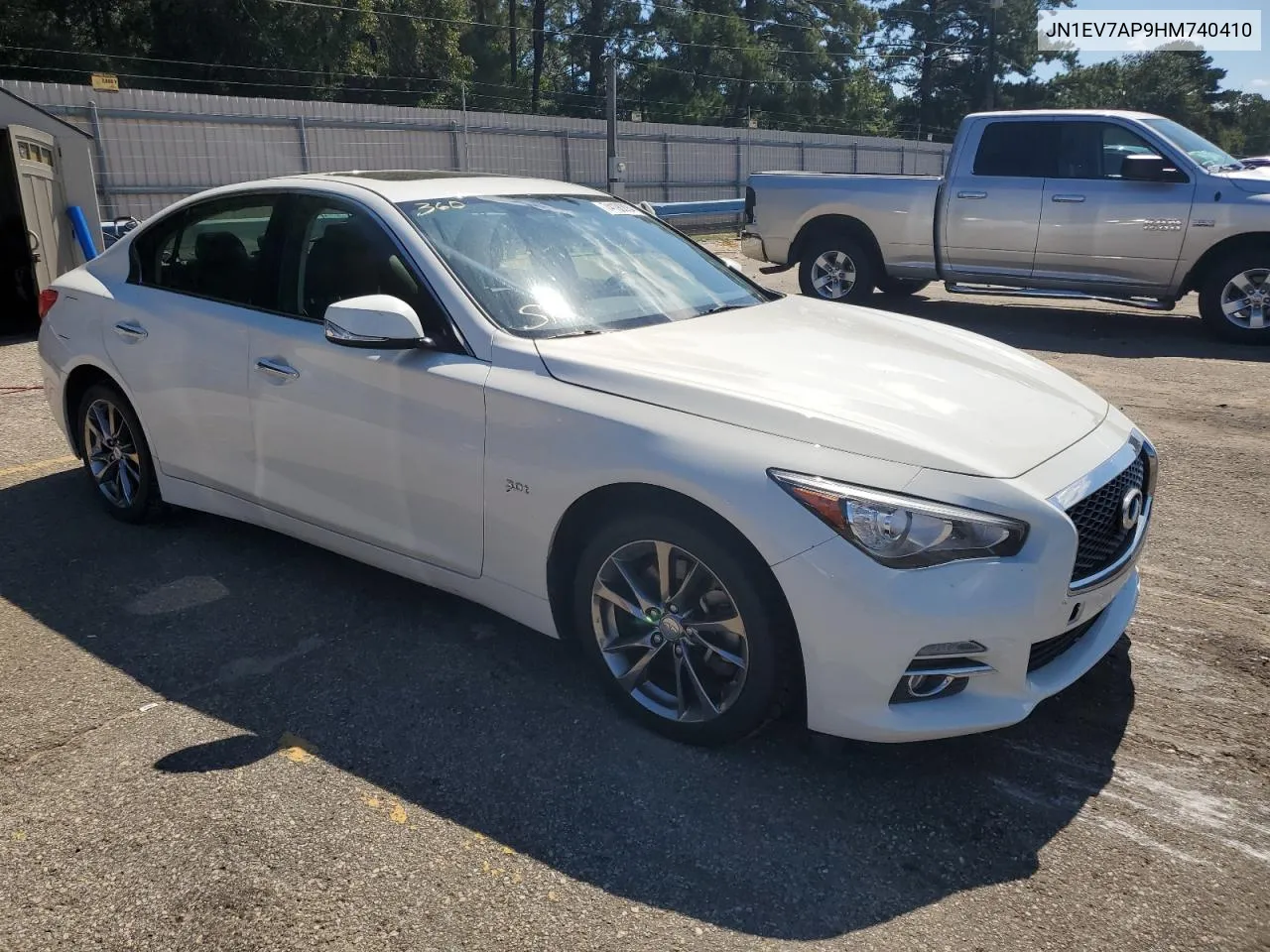 2017 Infiniti Q50 Premium VIN: JN1EV7AP9HM740410 Lot: 74190884