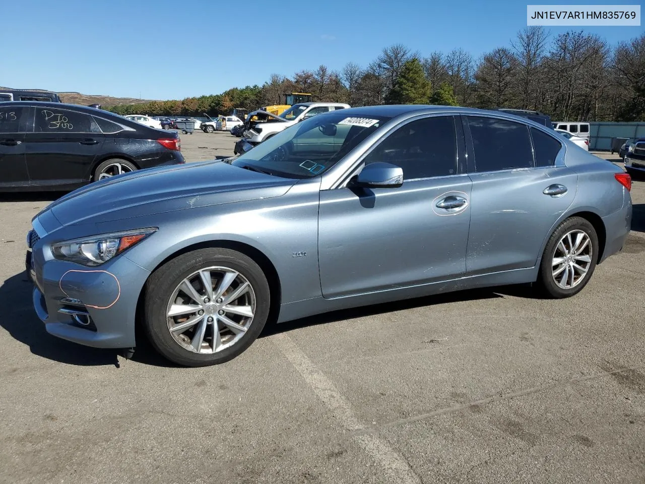 2017 Infiniti Q50 Premium VIN: JN1EV7AR1HM835769 Lot: 74208374