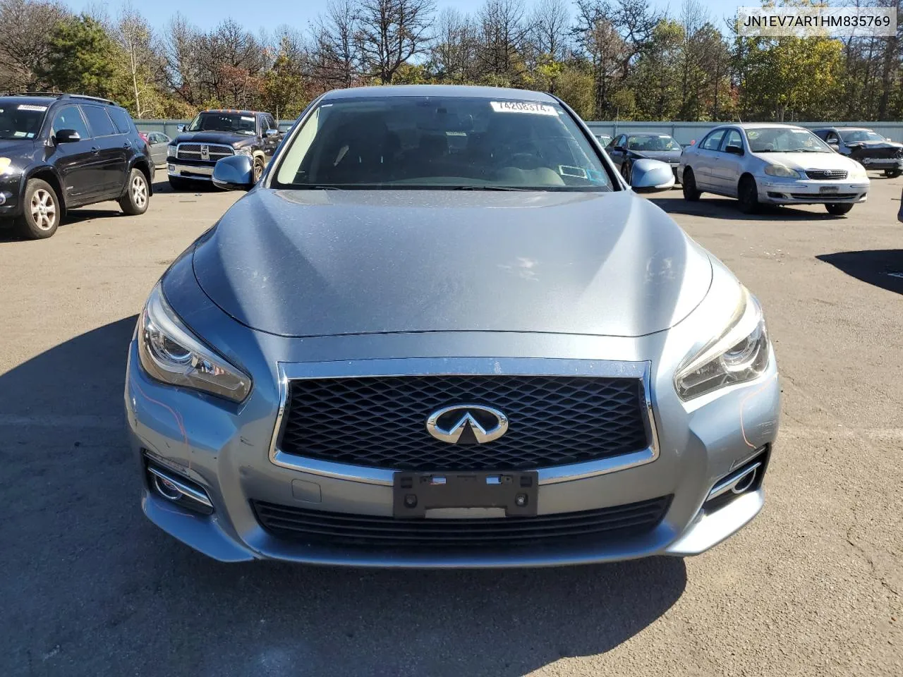 2017 Infiniti Q50 Premium VIN: JN1EV7AR1HM835769 Lot: 74208374