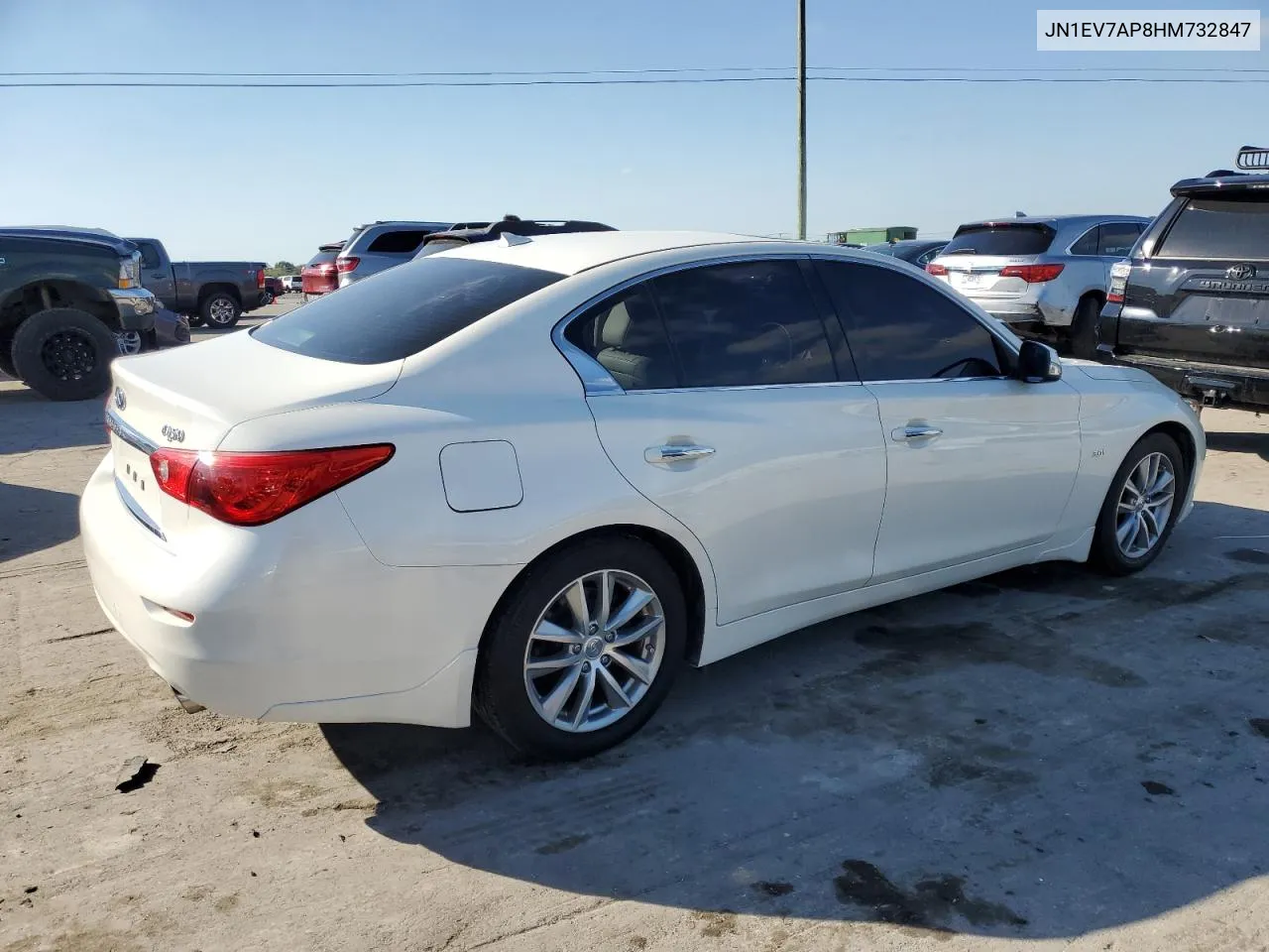 2017 Infiniti Q50 Premium VIN: JN1EV7AP8HM732847 Lot: 74515624