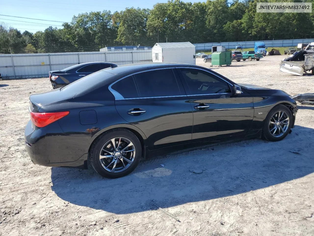 2017 Infiniti Q50 Premium VIN: JN1EV7AR5HM837492 Lot: 74989534