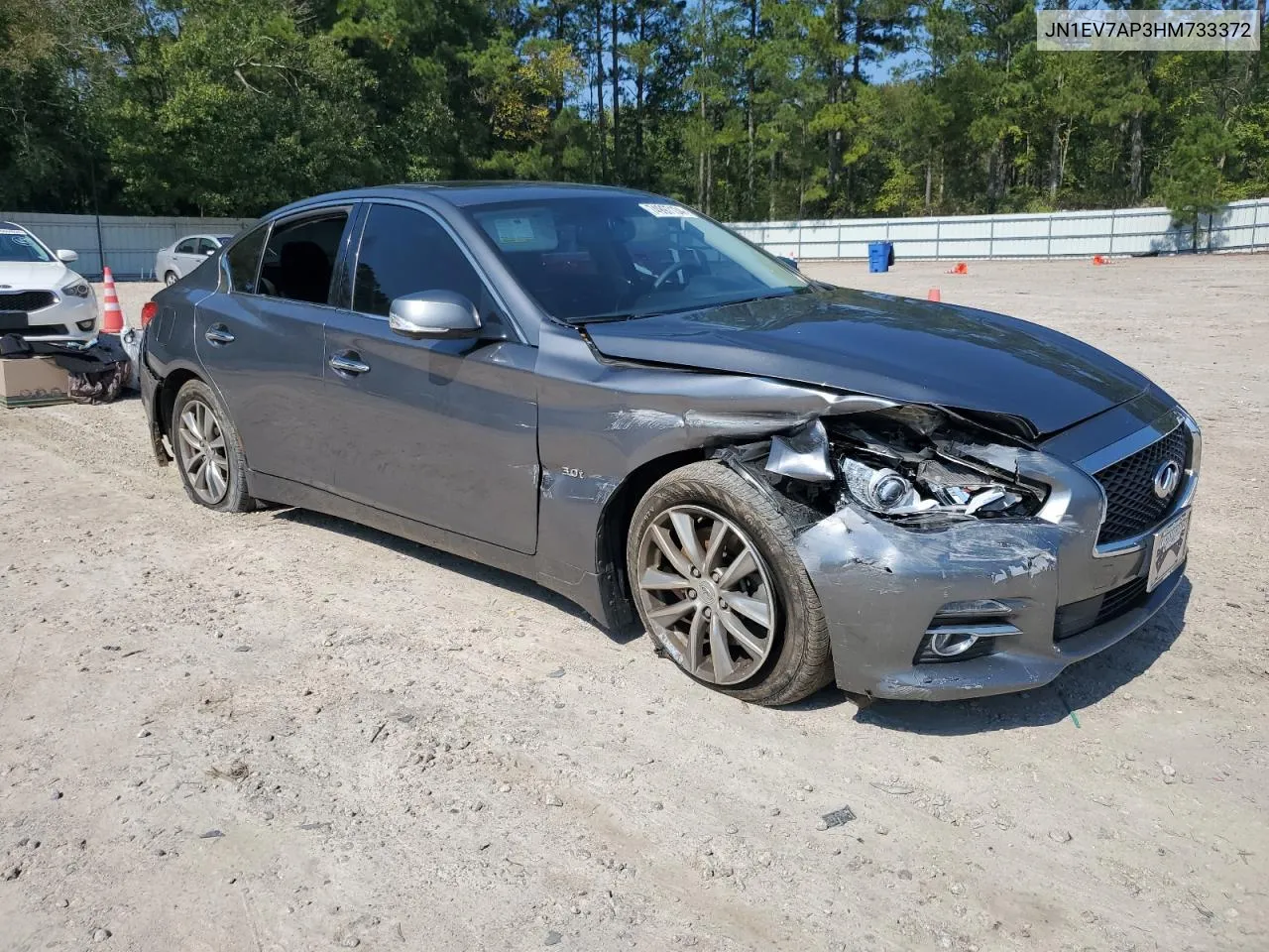 2017 Infiniti Q50 Premium VIN: JN1EV7AP3HM733372 Lot: 74997134