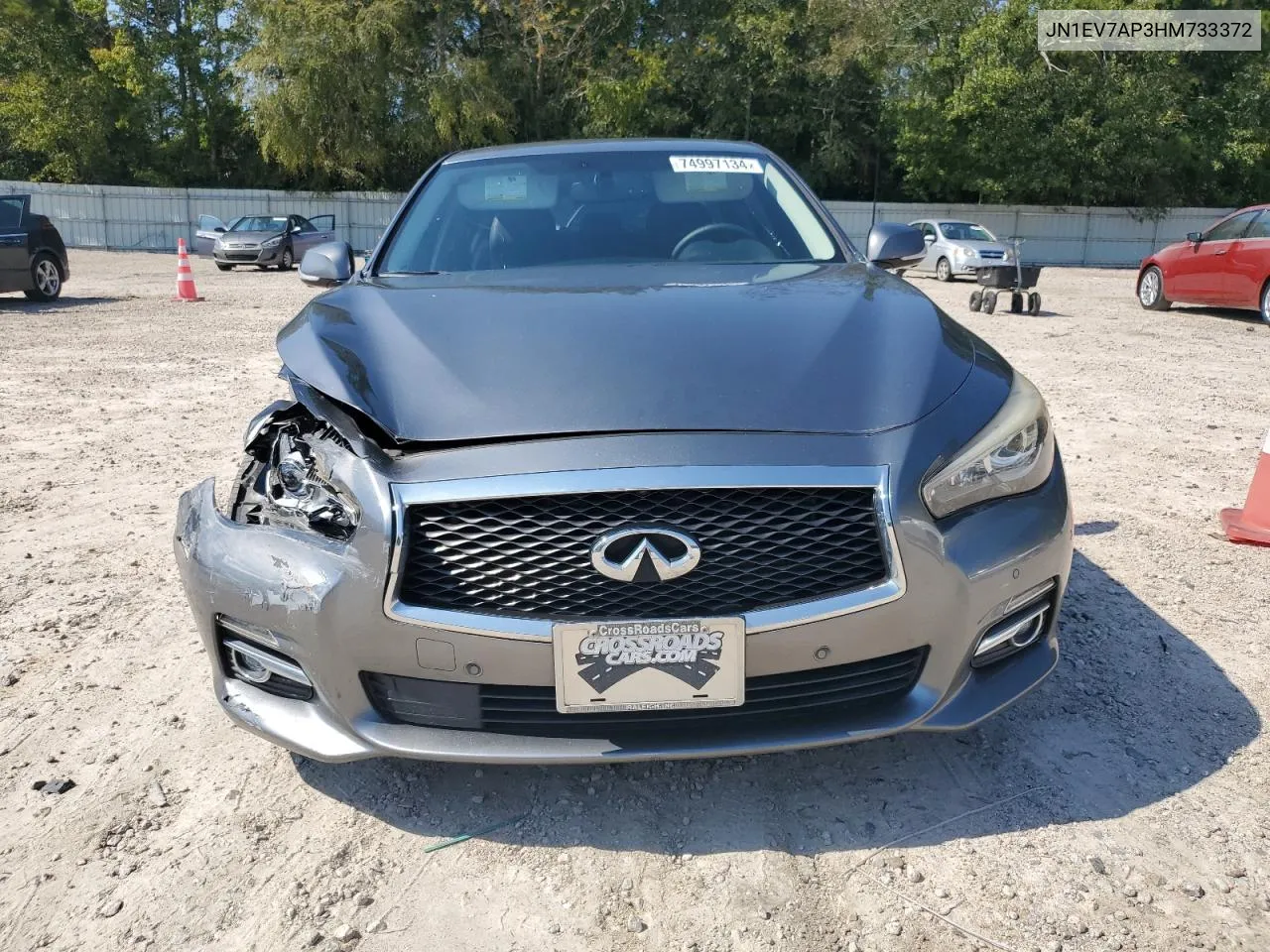 2017 Infiniti Q50 Premium VIN: JN1EV7AP3HM733372 Lot: 74997134