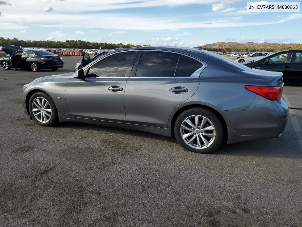 2017 Infiniti Q50 Premium VIN: JN1EV7AR5HM830963 Lot: 75307044