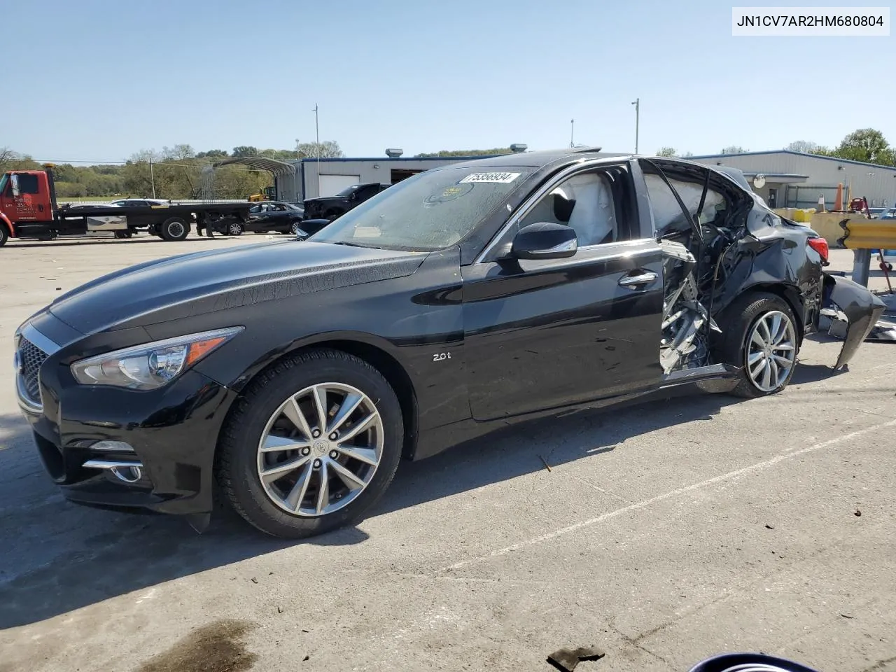 2017 Infiniti Q50 Base VIN: JN1CV7AR2HM680804 Lot: 75356934