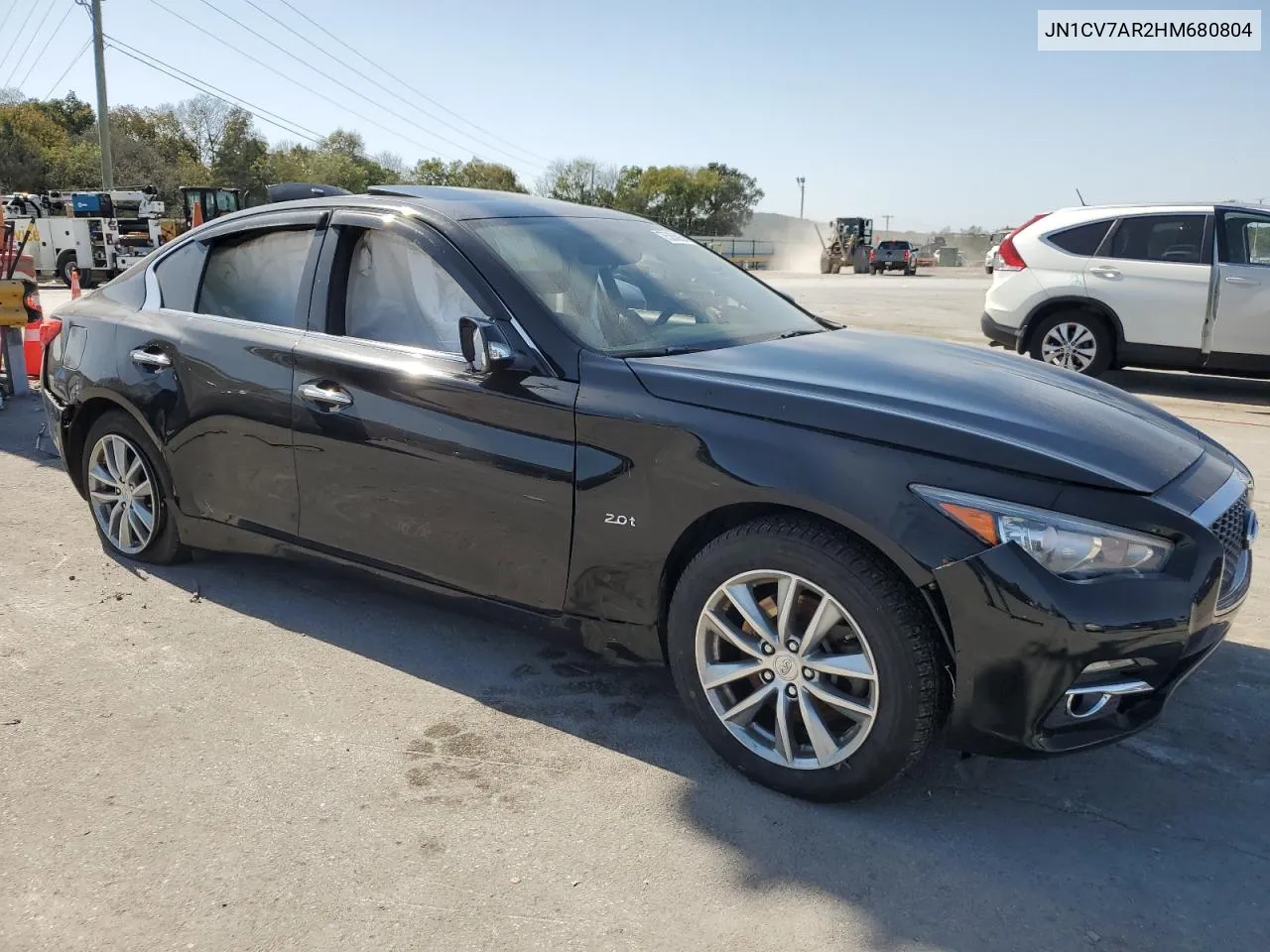 2017 Infiniti Q50 Base VIN: JN1CV7AR2HM680804 Lot: 75356934