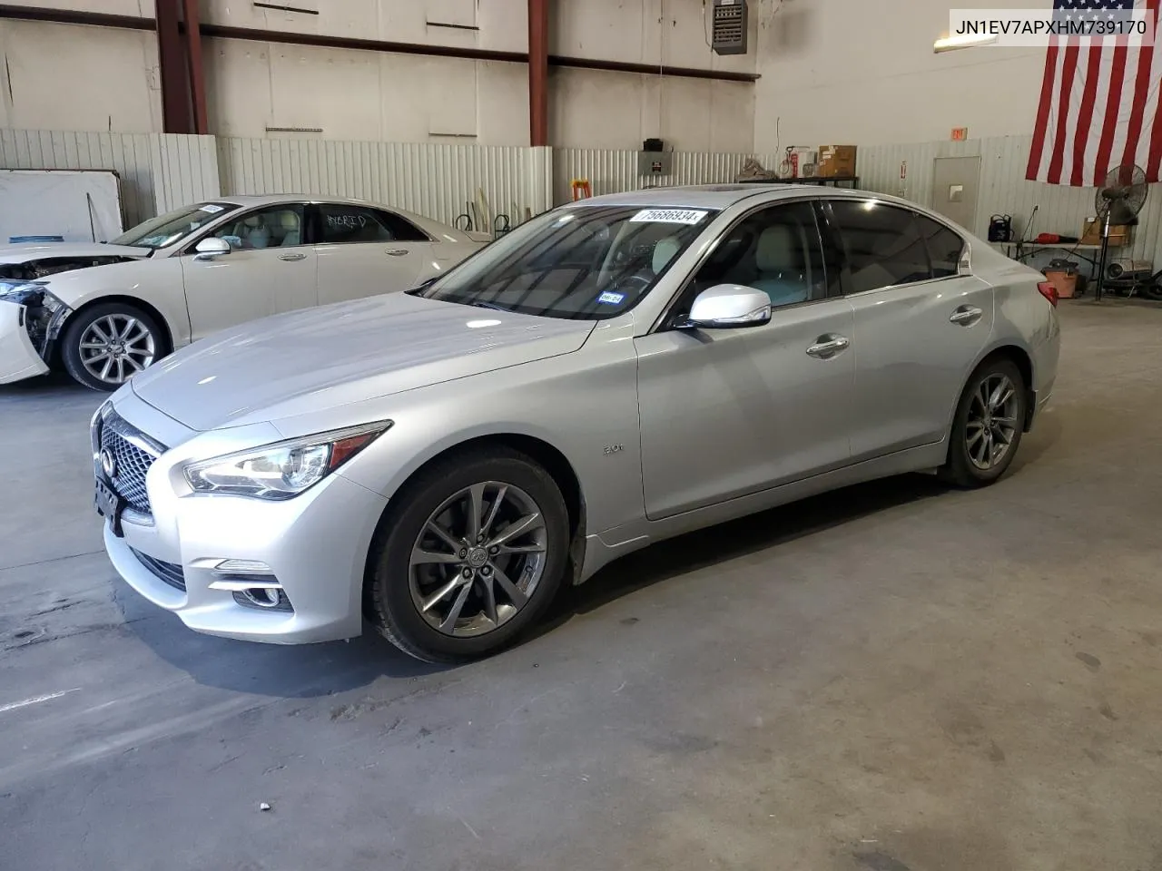 2017 Infiniti Q50 Premium VIN: JN1EV7APXHM739170 Lot: 75686934