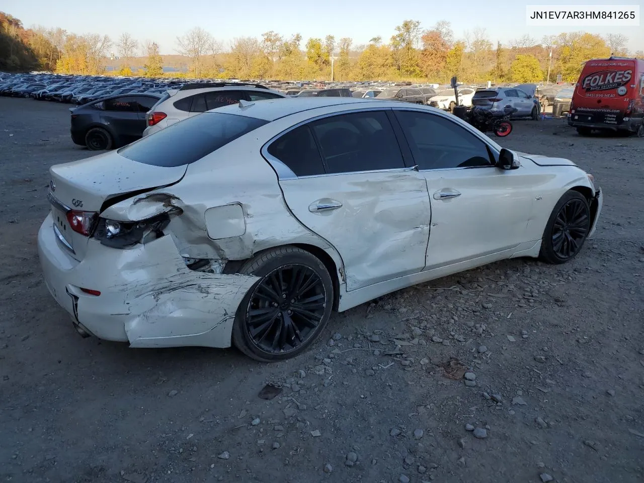 2017 Infiniti Q50 Premium VIN: JN1EV7AR3HM841265 Lot: 75864694