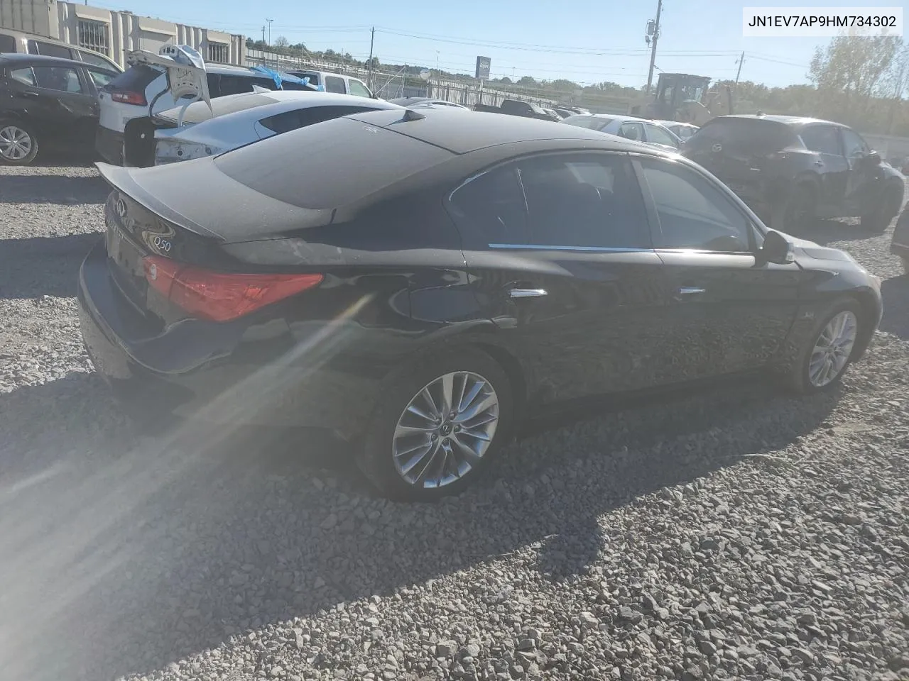 2017 Infiniti Q50 Premium VIN: JN1EV7AP9HM734302 Lot: 76130254