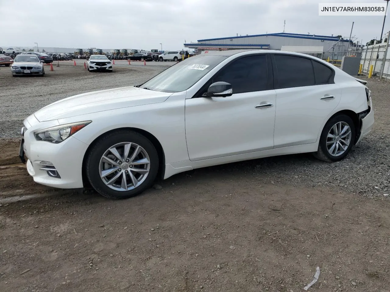 2017 Infiniti Q50 Premium VIN: JN1EV7AR6HM830583 Lot: 76376544