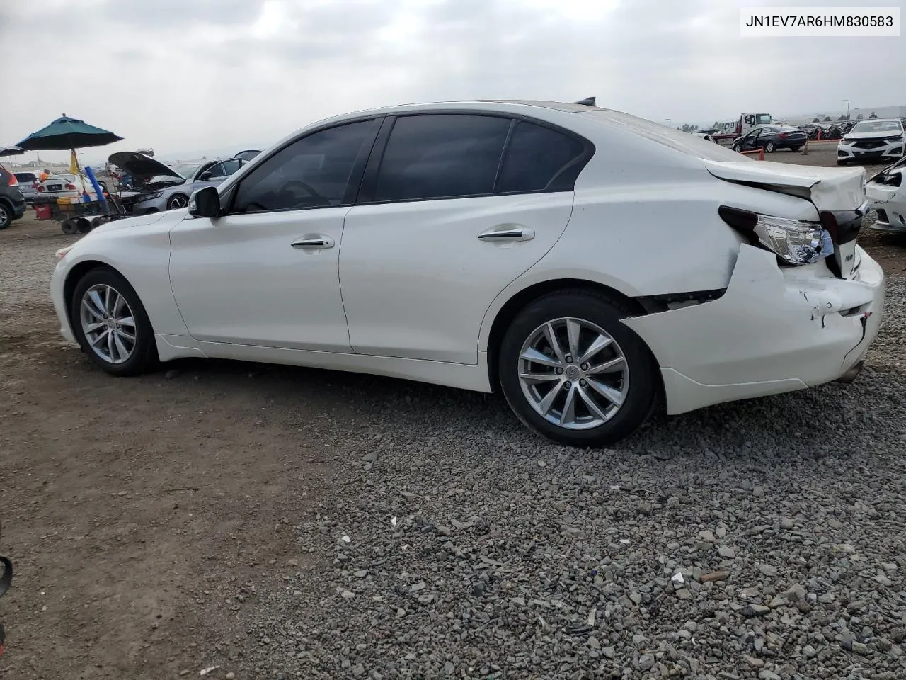 2017 Infiniti Q50 Premium VIN: JN1EV7AR6HM830583 Lot: 76376544