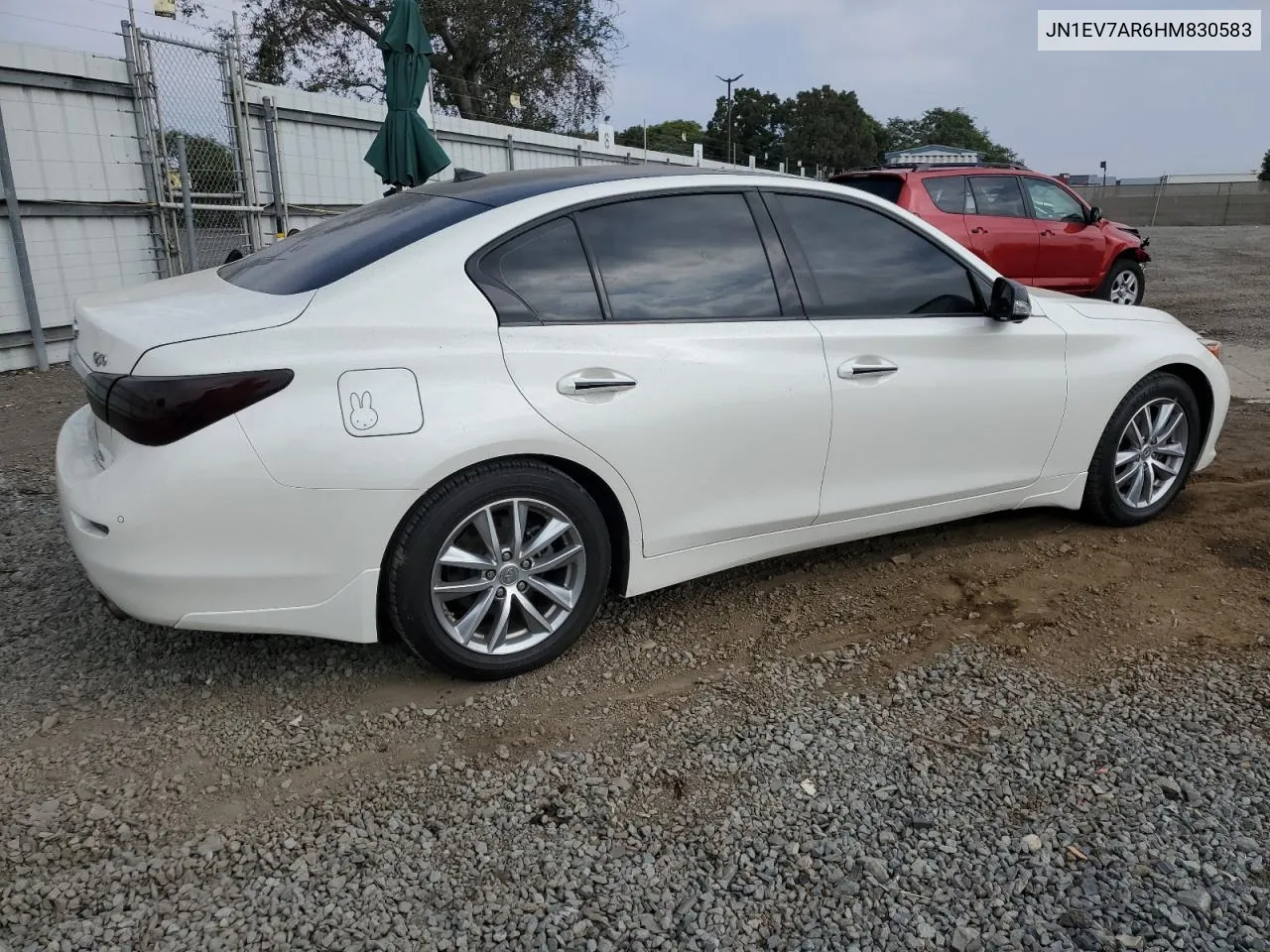 2017 Infiniti Q50 Premium VIN: JN1EV7AR6HM830583 Lot: 76376544