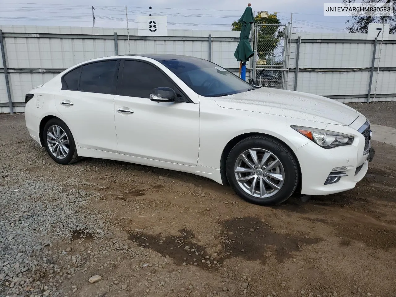 2017 Infiniti Q50 Premium VIN: JN1EV7AR6HM830583 Lot: 76376544