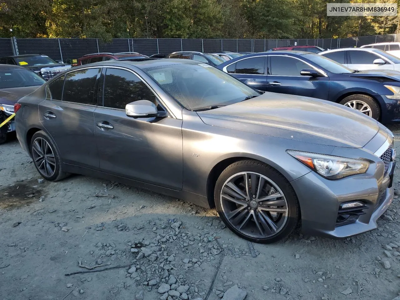 2017 Infiniti Q50 Premium VIN: JN1EV7AR8HM836949 Lot: 76532904